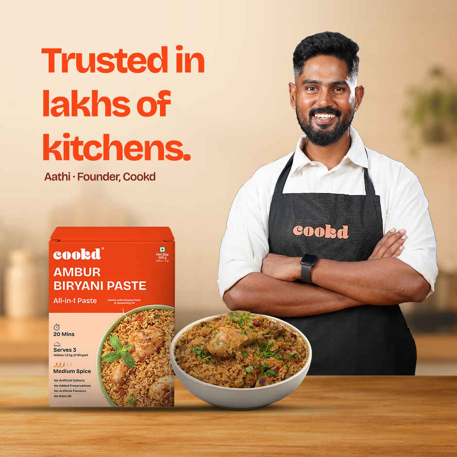 Cookd Ambur Biryani Masala Paste - Ready to Cook