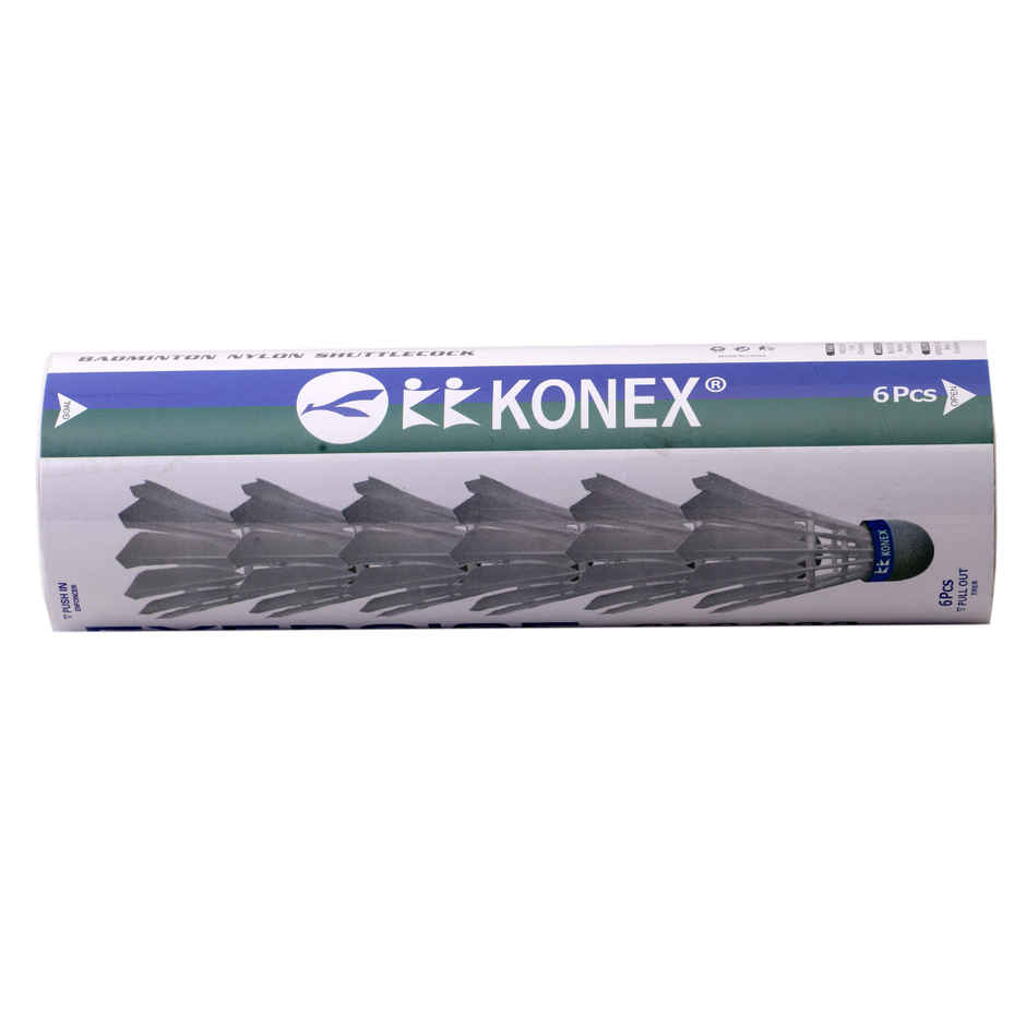 Konex Shuttle Cock 323 ( 6 Pc ) White