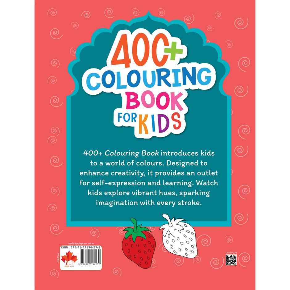 Colouring Book For Kids - 400+ Activities | Gift For Painting | Drawing | Age 3-6