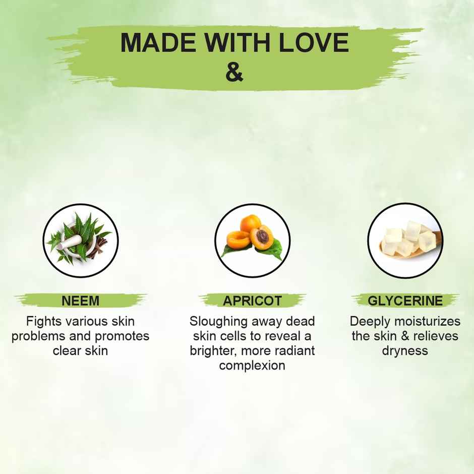 Nimbarka Neem Face Scrub Natural Exfoliating Scrub For Clear Radiant Skin