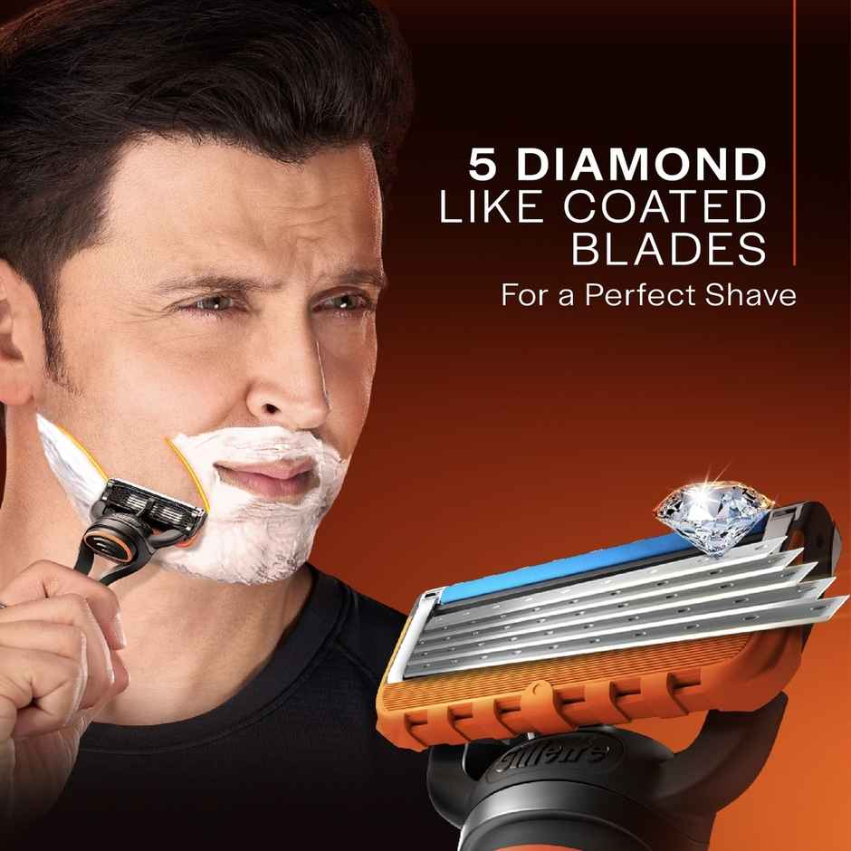 Gillette Fusion Proglide Shaving Blades for men (6 Cartridges)