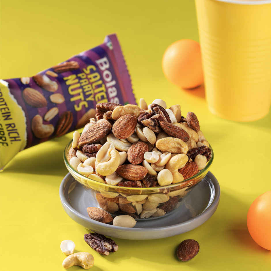 Bolas Salted Party Nuts Mix | Roasted and Salted Dry Fruit Mix