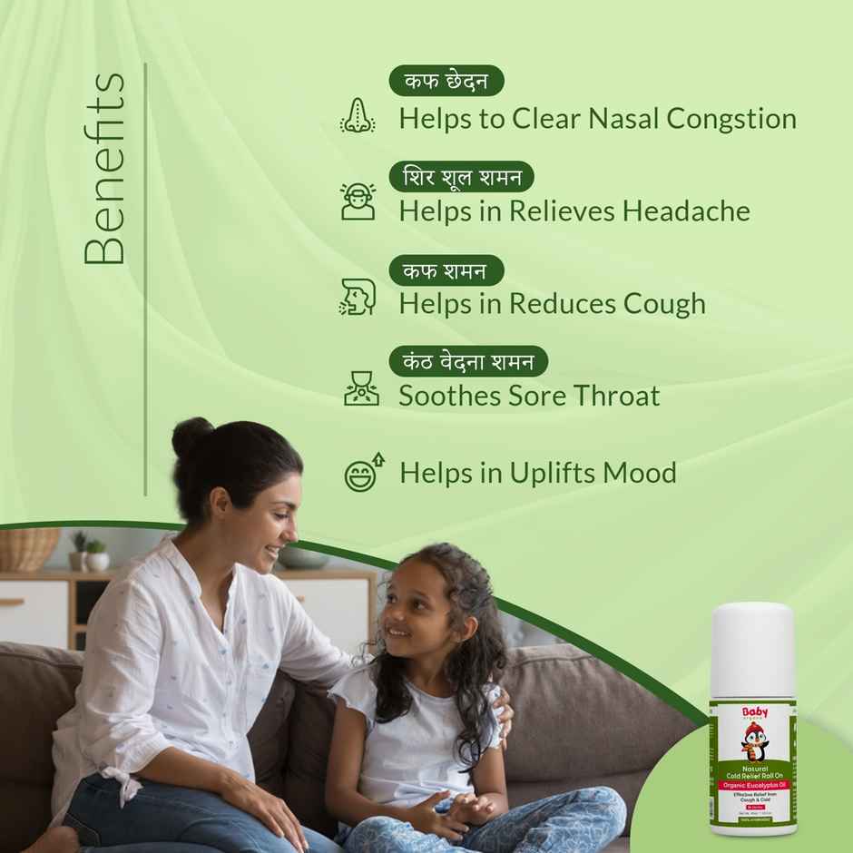 BabyOrgano Natural Cold Relief Roll | On for Toddlers and Kids