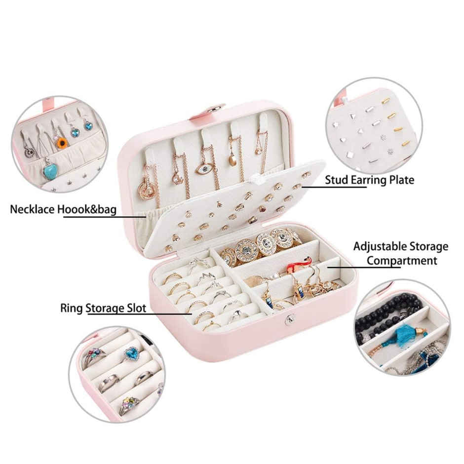 Zedak Portable Jewellery Organizer | Baby Pink
