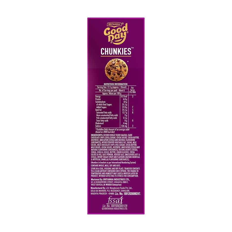 Britannia Good Day Chunkies Chocochip Cookies Combo