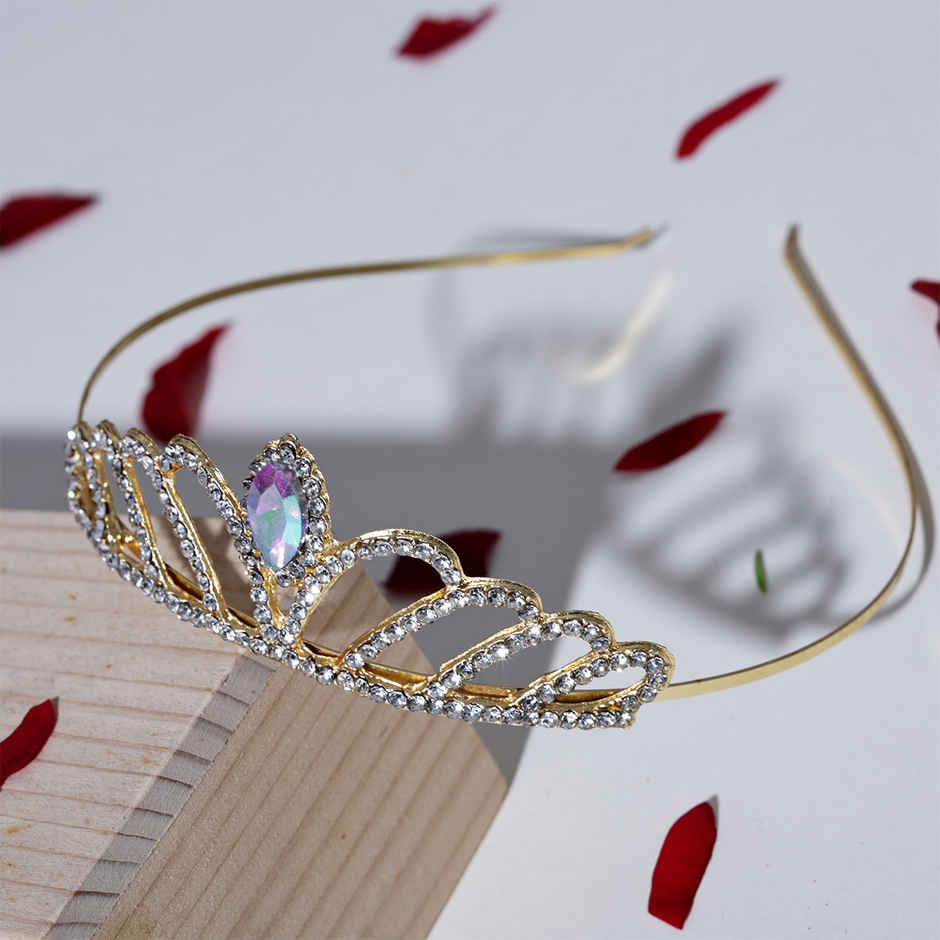 Diamond Princess Crown | Kids Birthday Celebration Tiara | Royal Party Crown | Propcon