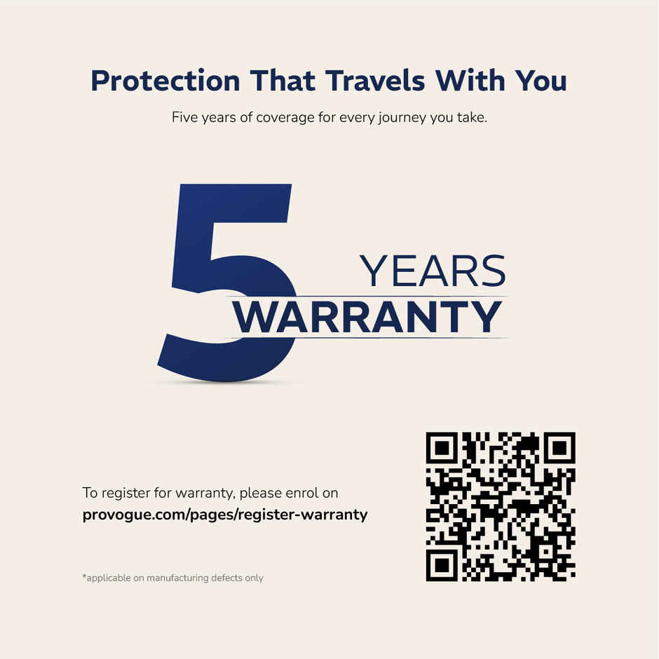 Provogue Cascade Hard-Sided PP Cabin Luggage Trolley Bag | Golden Yellow -Blue Berry - 55 cm