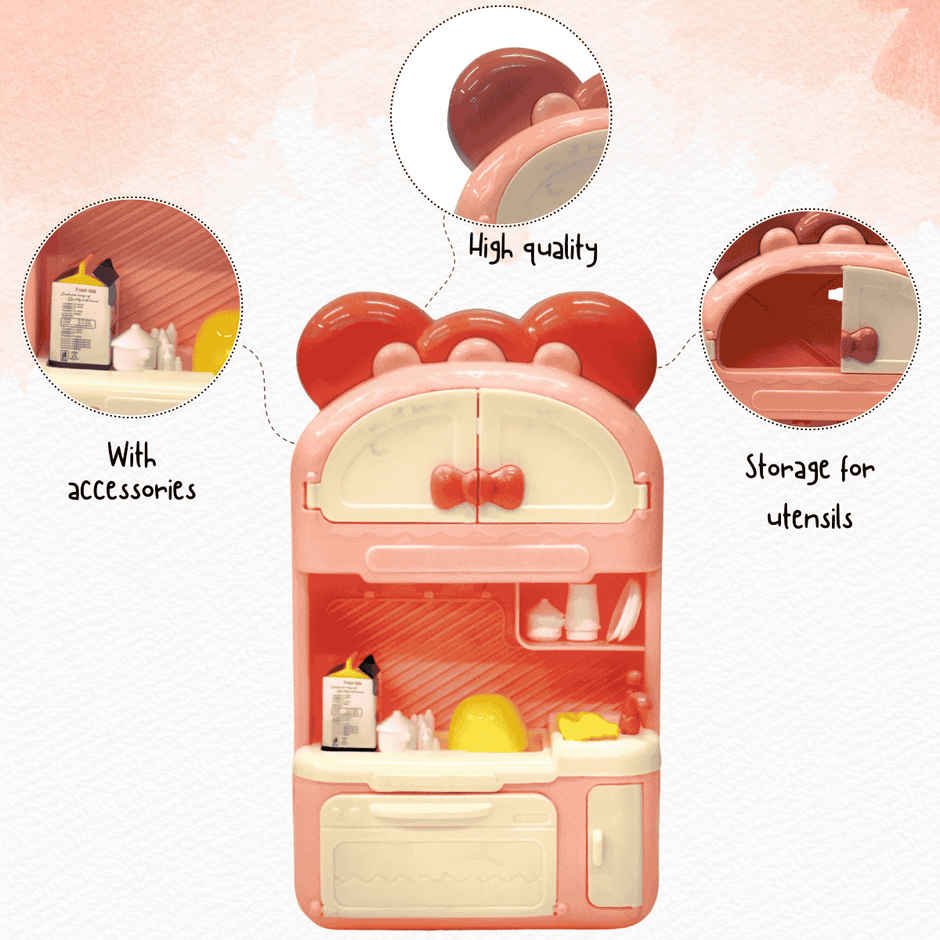 Toytales Little Kitchen Set | Pretend Play Kitchen Toy For Kids | Cooking Playset | Gift For Kids