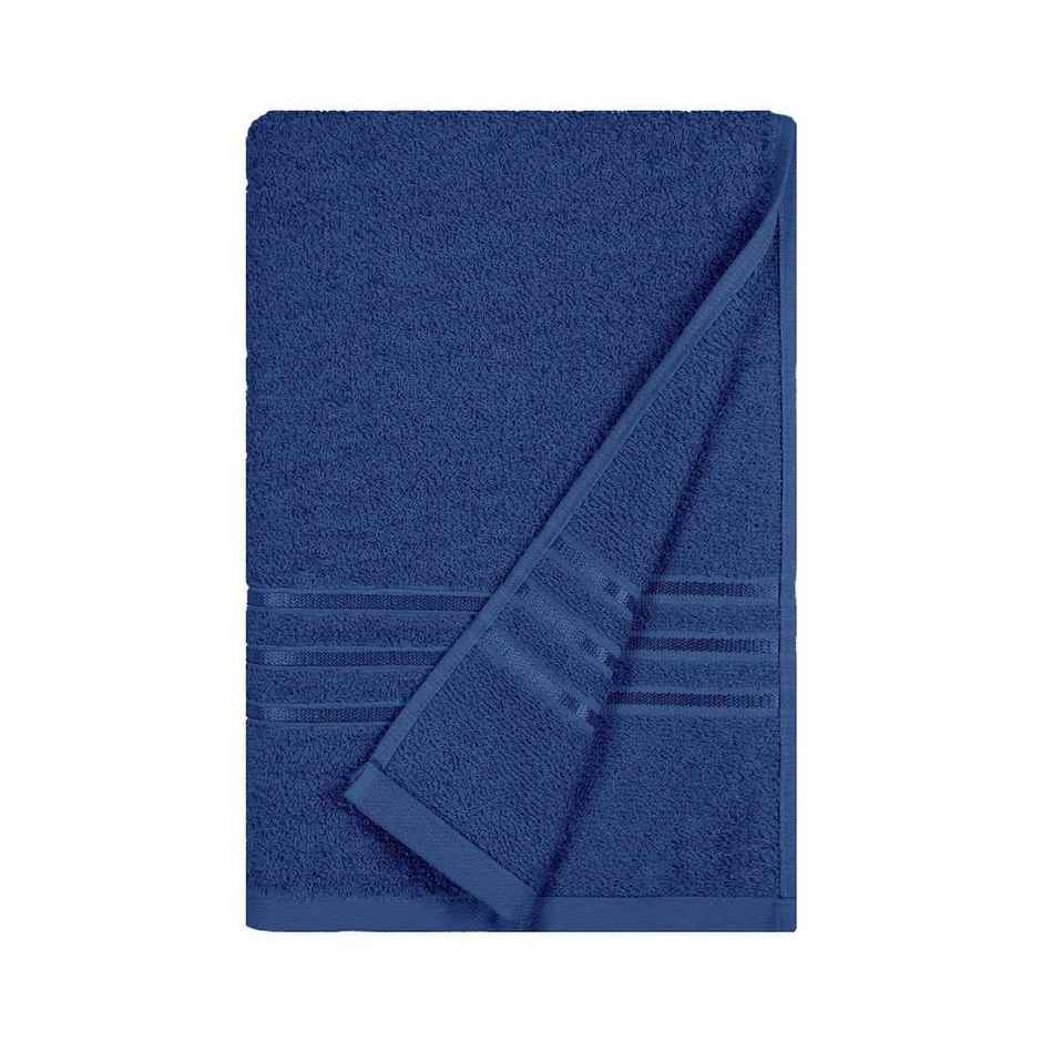 Home Elegance by myTrident Comfort Living Cotton Bath Towel | 70cm x 140cm | 400 GSM | Navy Blue