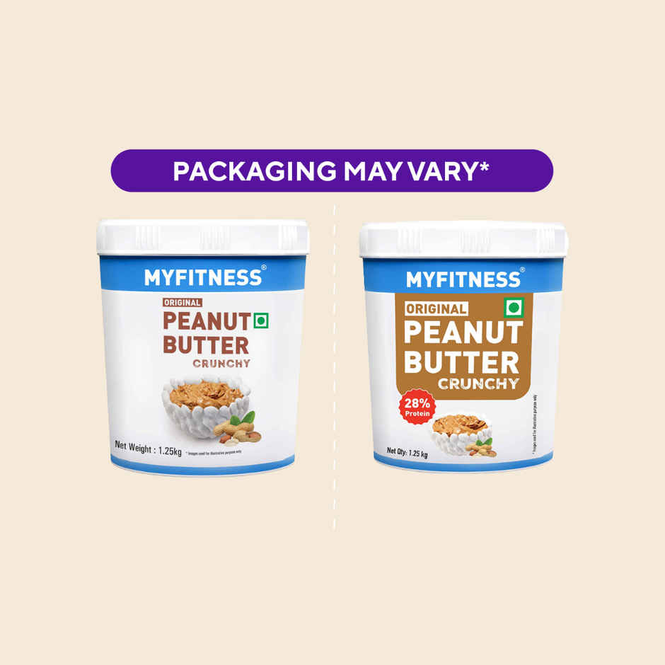 MyFitness Original Peanut Butter Crunchy Spread | High Protein