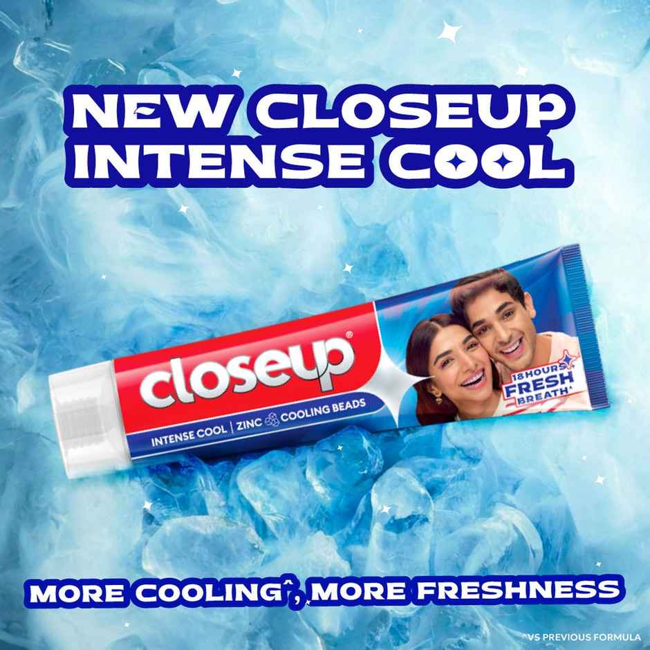 Closeup Intense Cool Gel Toothpaste for Long Lasting Fresh Breath