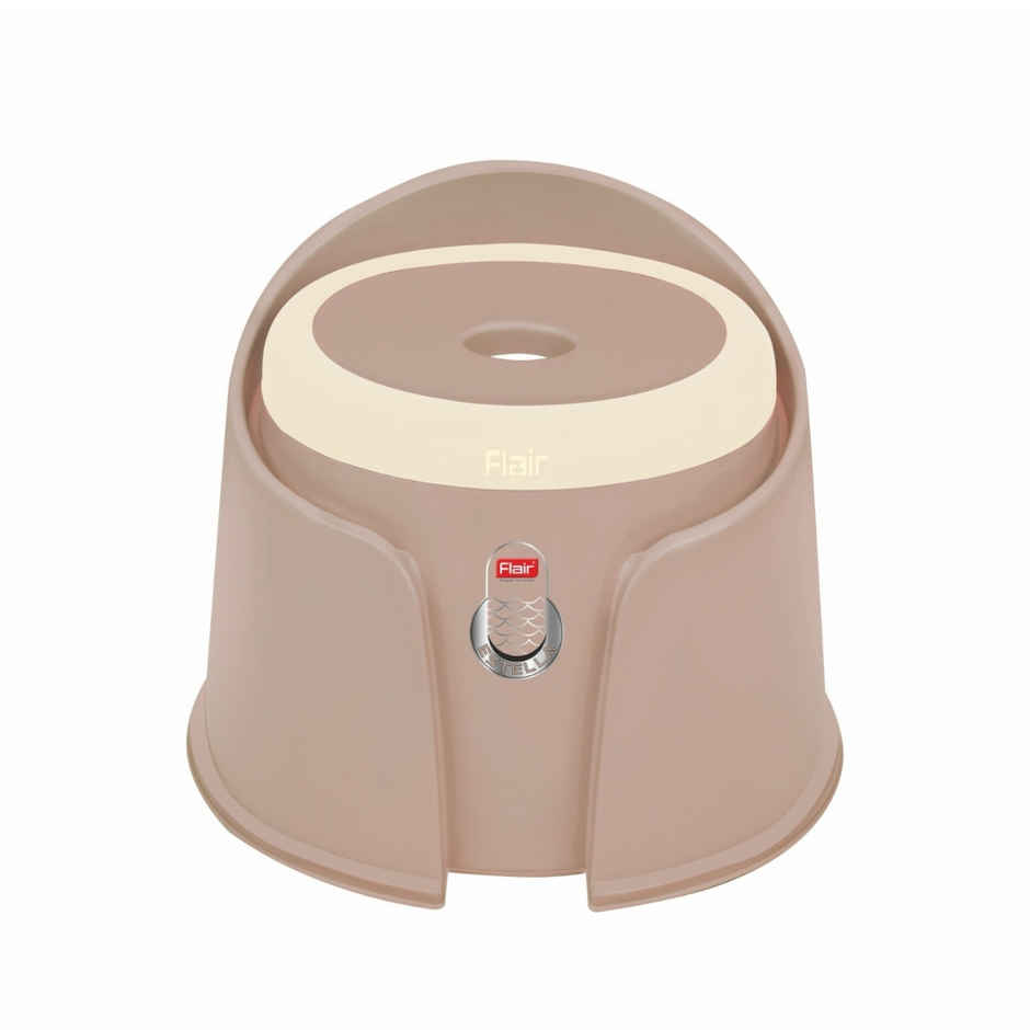 Flair Estella Home Stool 14 - Beige - Plastic Stool For Bathroom
