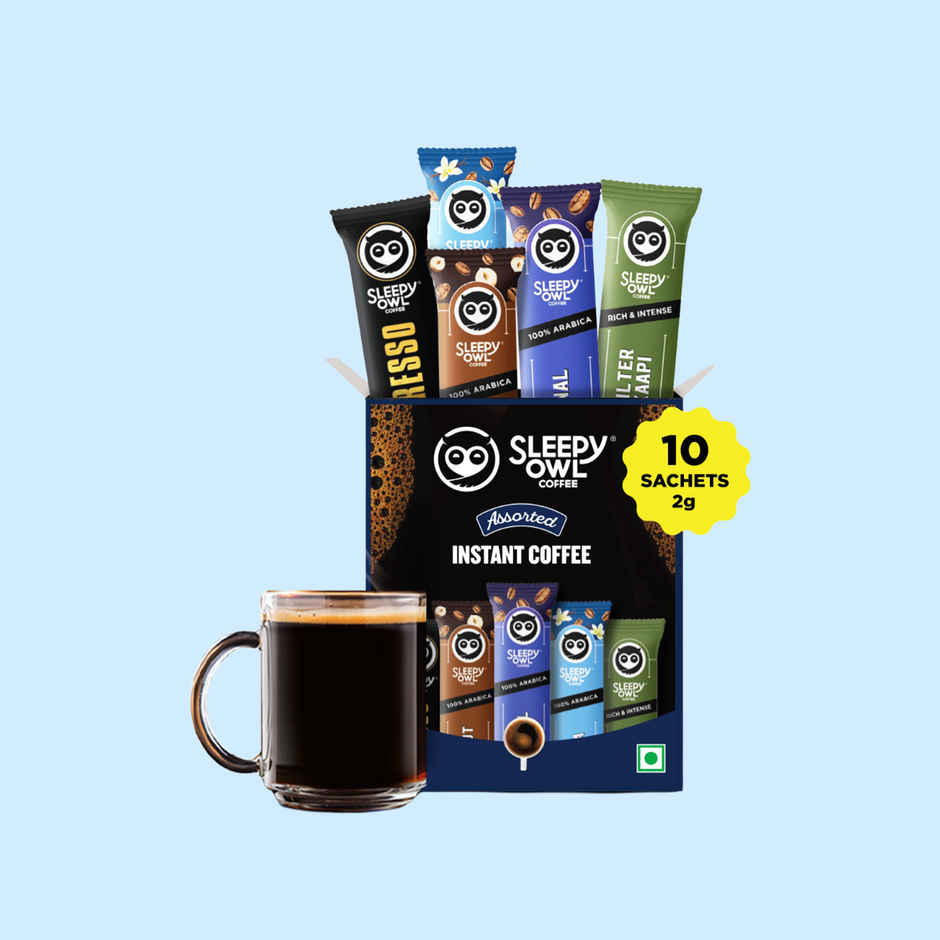 Sleepy Owl Assorted Premium Instant Coffee Sachets