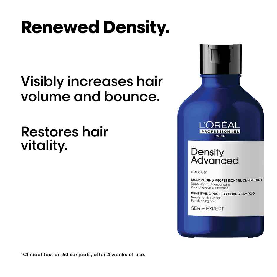 L'Oreal Professionnel Density Advanced Shampoo for Thinning Hair Visibly Increases Volume