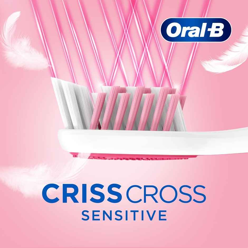 Oral-B Crisscross Sensitive Ultrathin Manual Adults Toothbrush