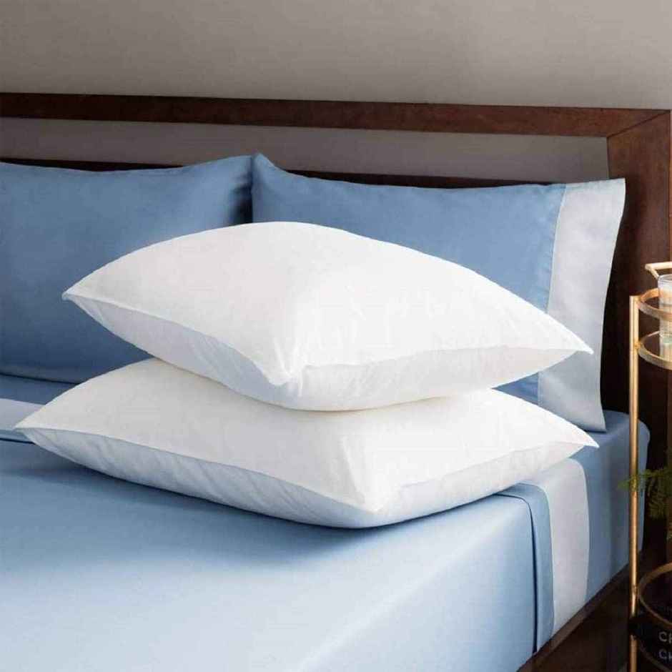 Kuber Industries Luxurious 6 Piece Microfiber Pillow Filler (CTKTC22187 | White | 16x24 inches)