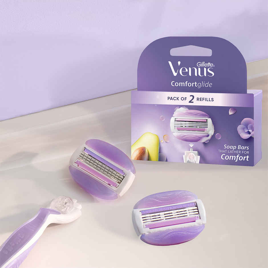 Gillette Venus Comfortglide Hair Removal Razor Blades / Refills / Cartridges Combo