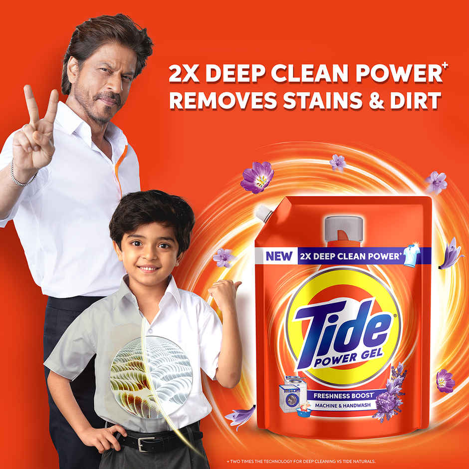 Tide Power Gel Liquid Detergent for Top Load & Front Load Washing Machine