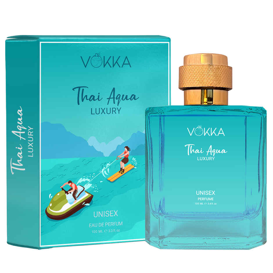 Vokka Thai Aqua Unisex Luxury Long Lasting EDP Aqua Sandalwood Patchouli