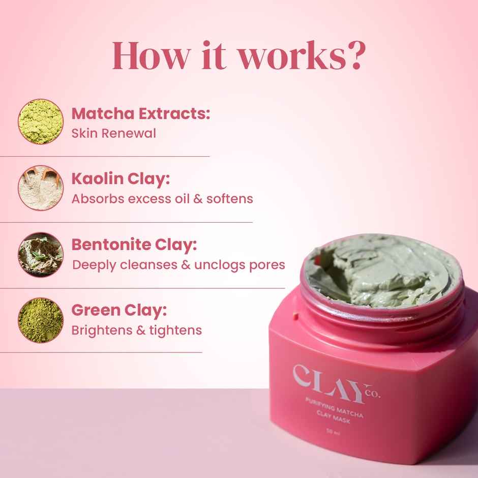 Clayco Purifying Matcha Clay Mask