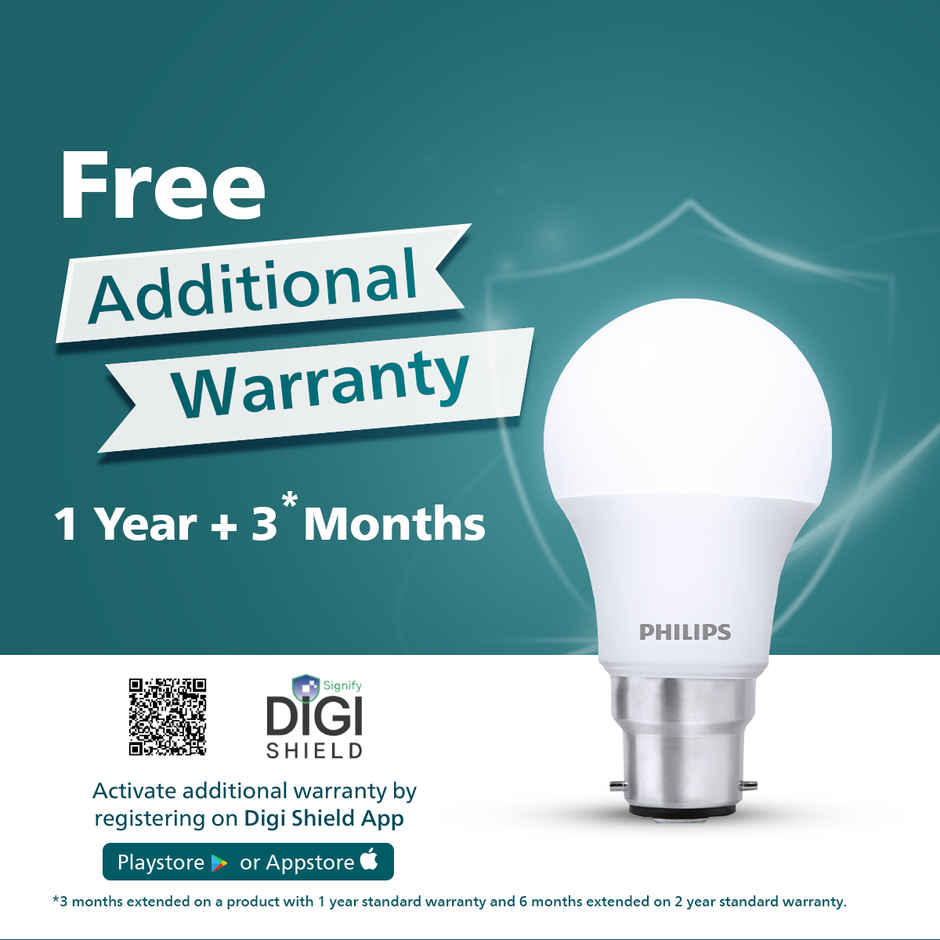 Philips Multi Wattage LED Bulb | 12 W | 6500 K | B22