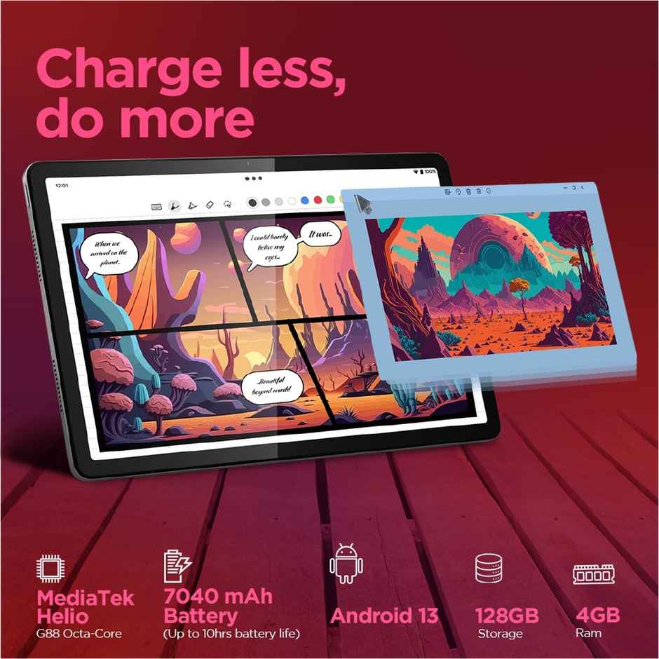 Lenovo Tab M11|11 inch|90 Hz 400 nits Display|4GB RAM|128GB ROM|Wi-Fi+Pen|Seafoam Green