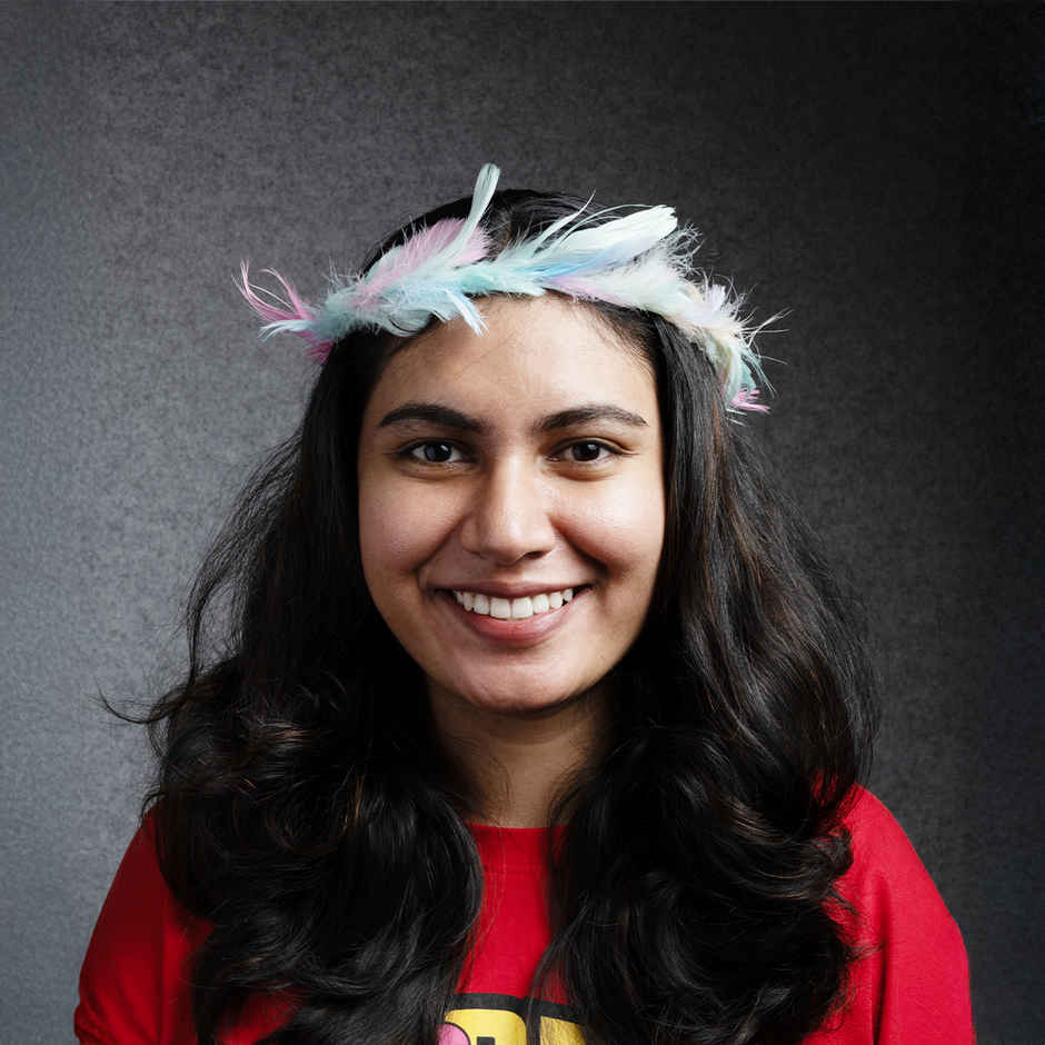 Feather Crown LED Tiara For Party | Assorted Colours | Gullak