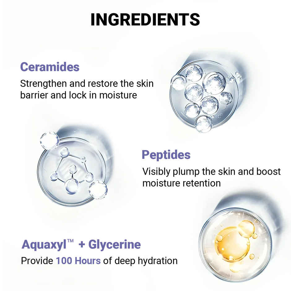 SEREKO HydraCreme 100H Water Lock Formula Ceramides&Peptides Barrier Repair Moisturizer