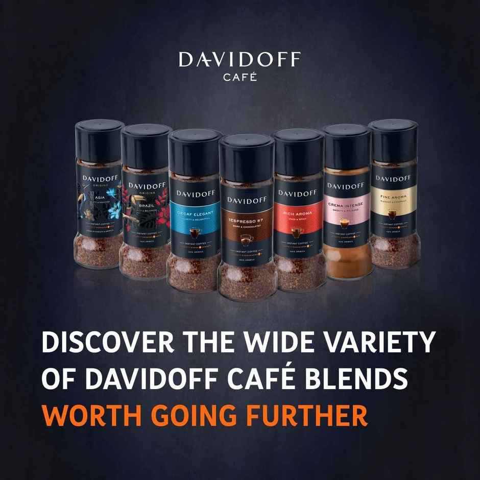 Davidoff Decaf Elegant Instant Coffee | 6/12 Intensity