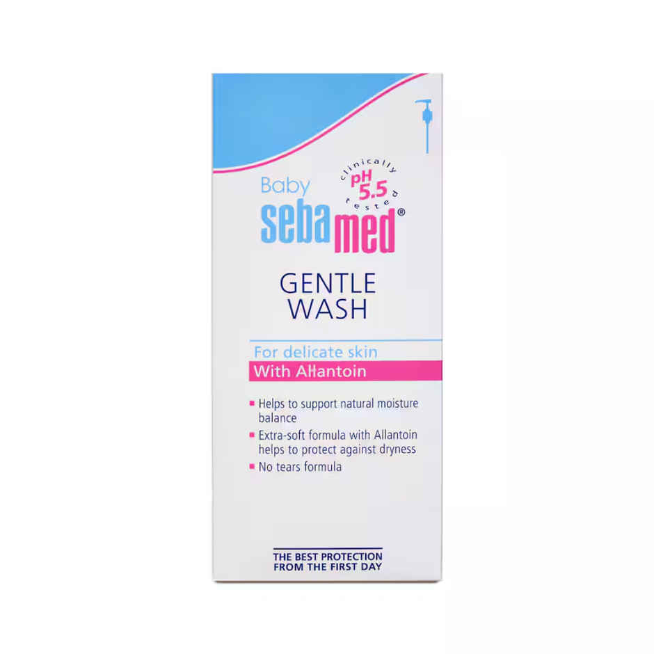 Baby Sebamed Gentle Wash | pH 5.5 | Baby Body Wash | Soap Free| Tear Free
