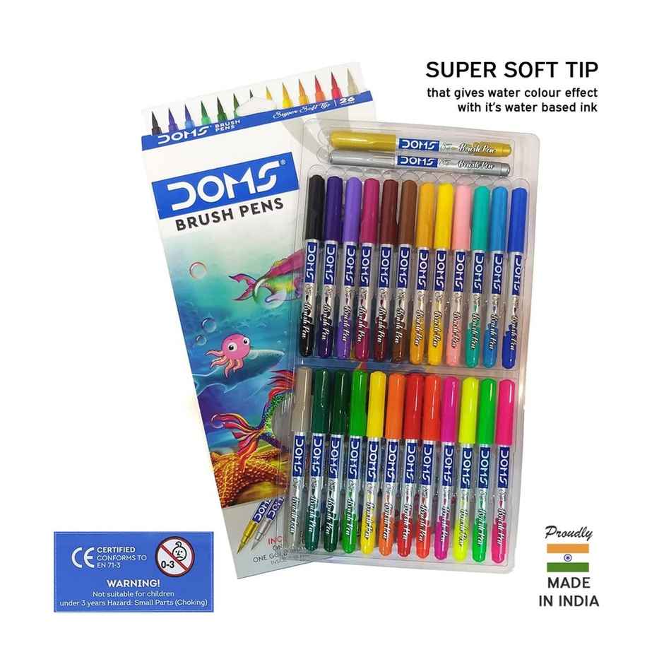 Doms Brush Pen 26 Shades