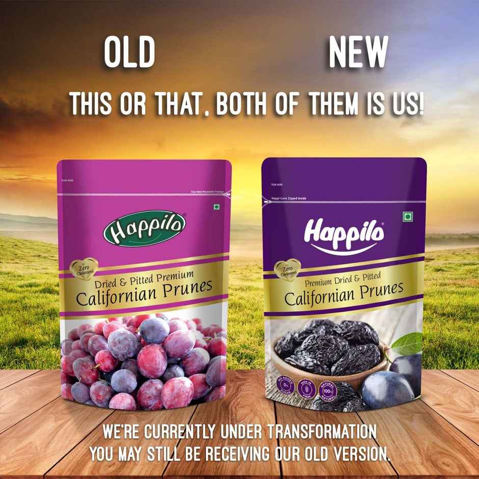 Happilo Premium Dried Prunes|Soft &Juicy|Dry Fruits