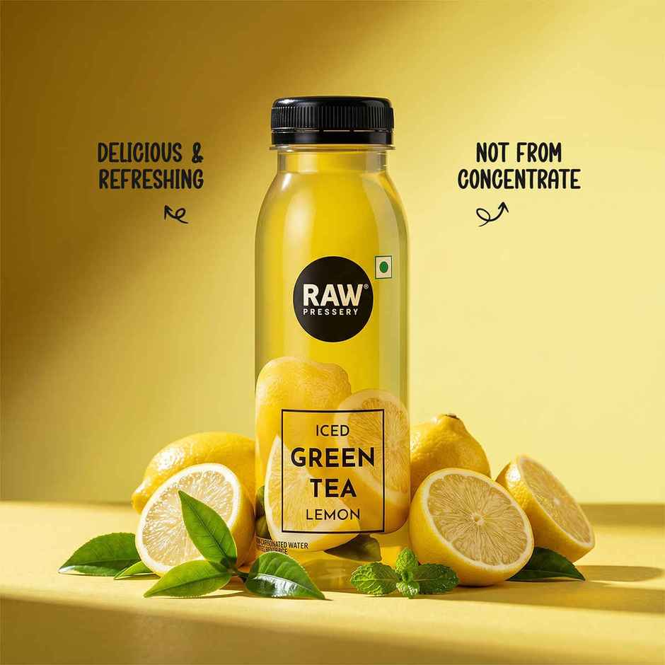 RAW Pressery Iced Green Tea  Lemon  Ice Tea
