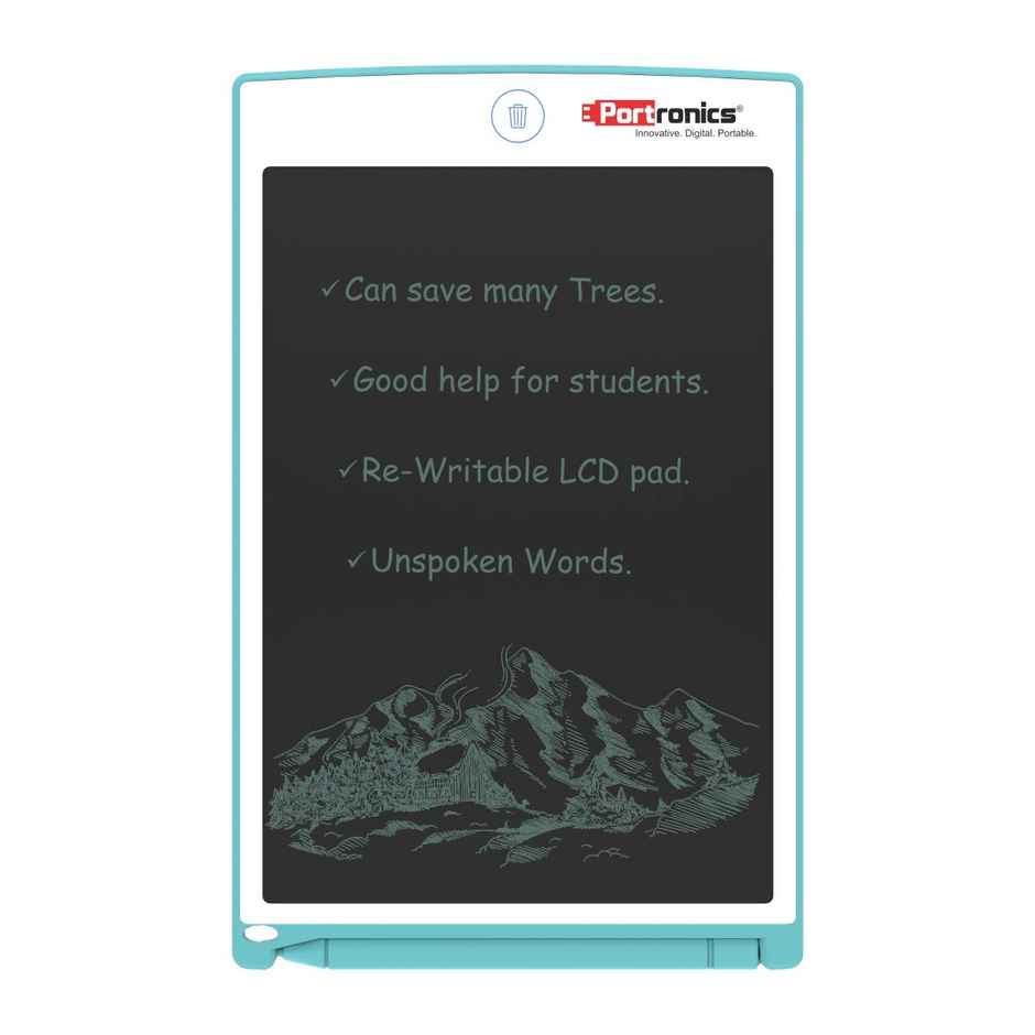 Portronics Ruffpad 8.5 Inch Re-Writable Lcd Pad