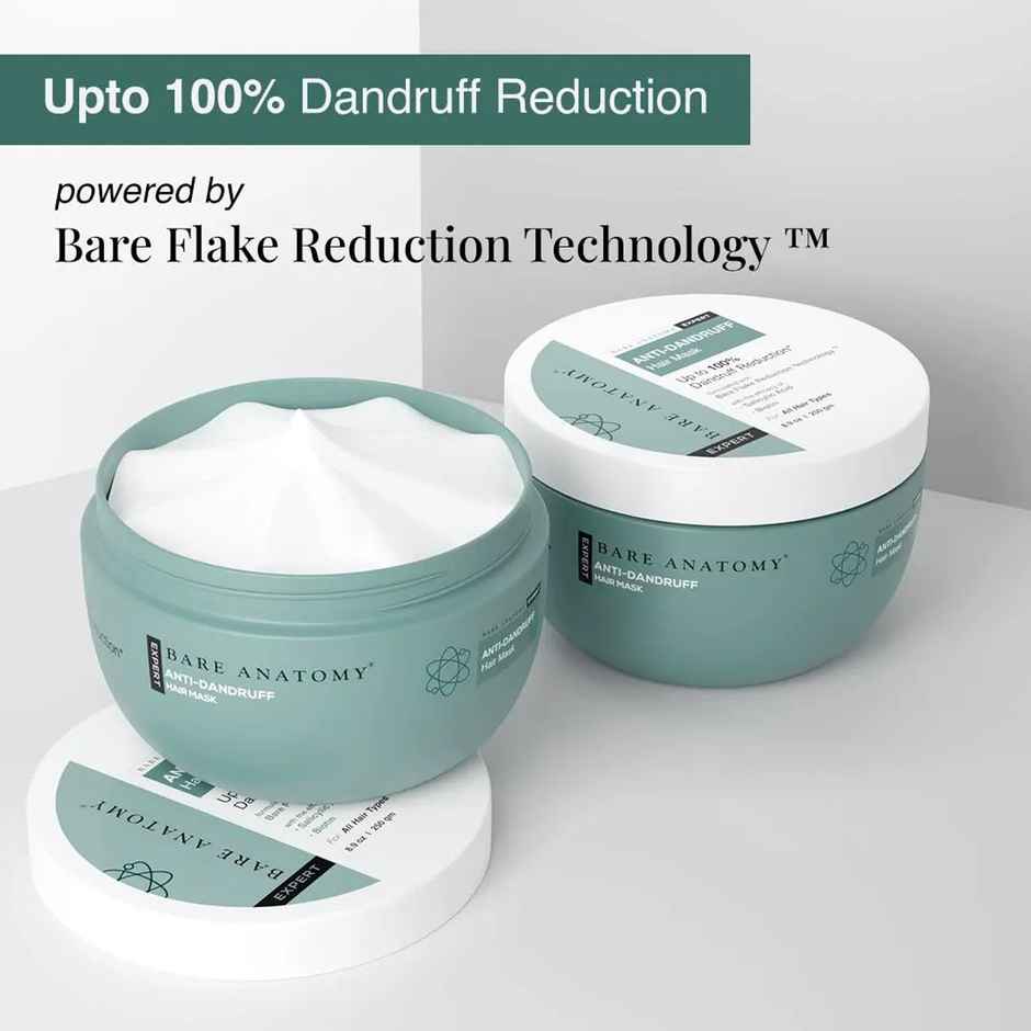 Bare Anatomy Expert Anti-Dandruff Hair Mask | Targets Oily Scalp And Sheds Dry Flakes
