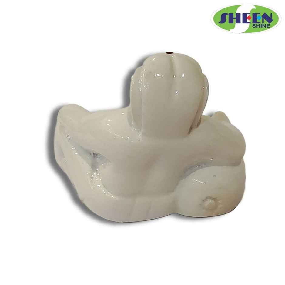 Lord Ganesha Idol For Car Dashboard | White | Sheen And Shine | Ganesh Chaturthi Specials