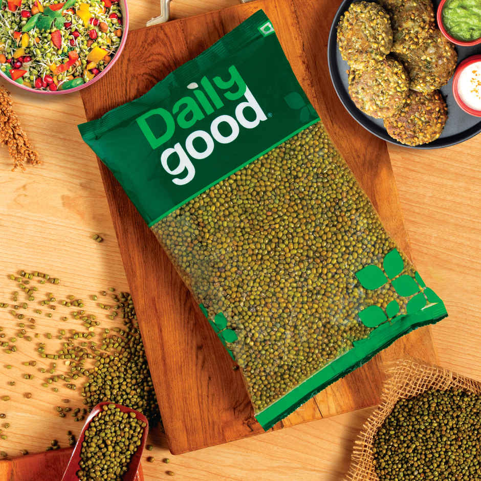 Daily Good Unpolished Green Moong Whole Combo