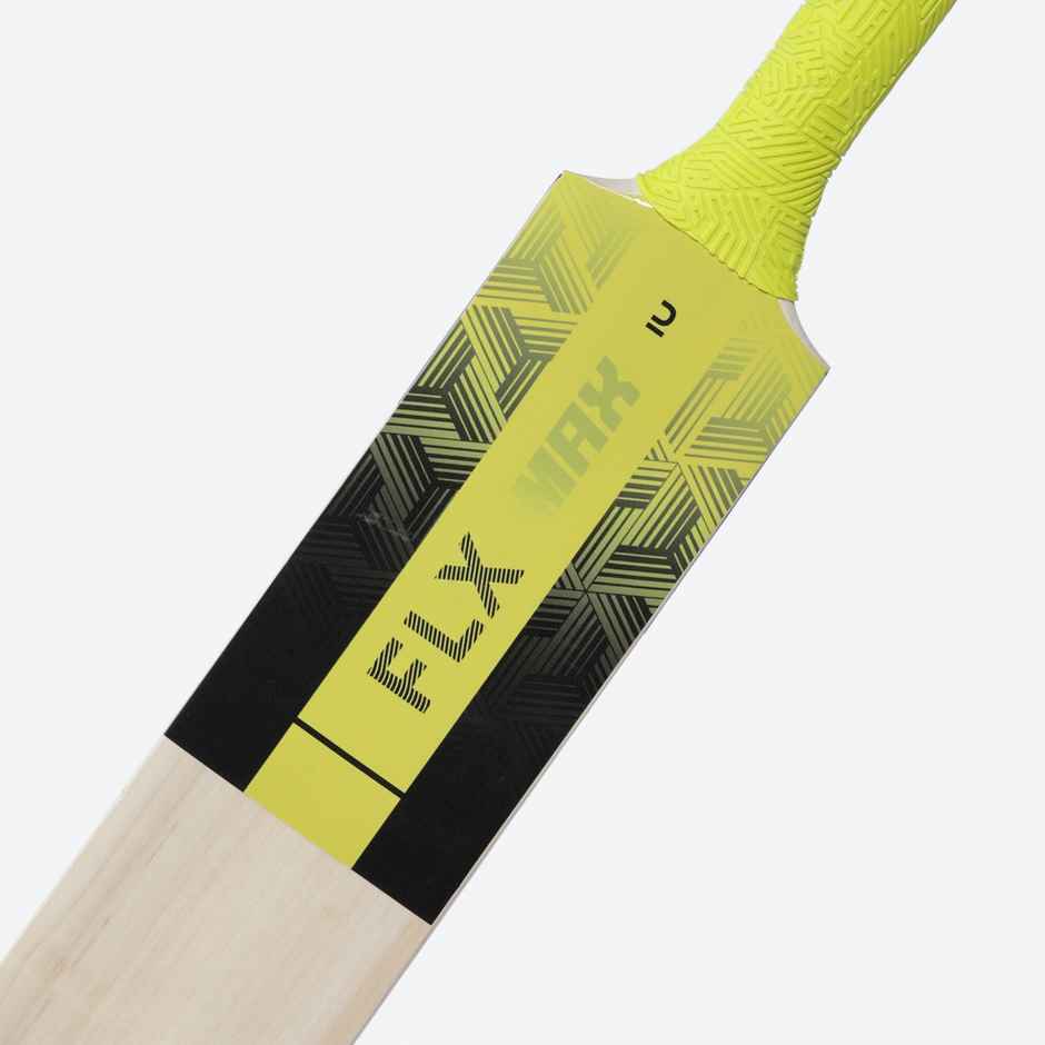 Decathlon FLX Kids Tennis Ball Cricket Bat | Yellow | Size 5