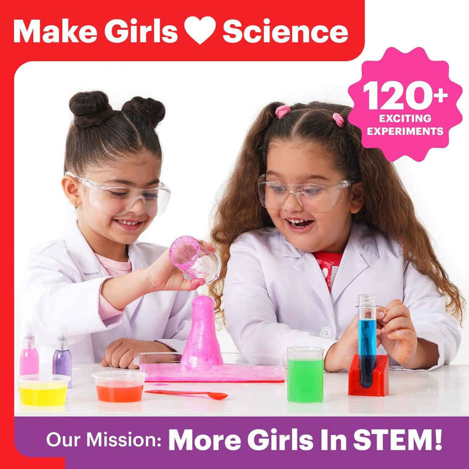 Einstein Box Ultimate Girls' Science Kit For Girls Ages 6-8-10-12 Years