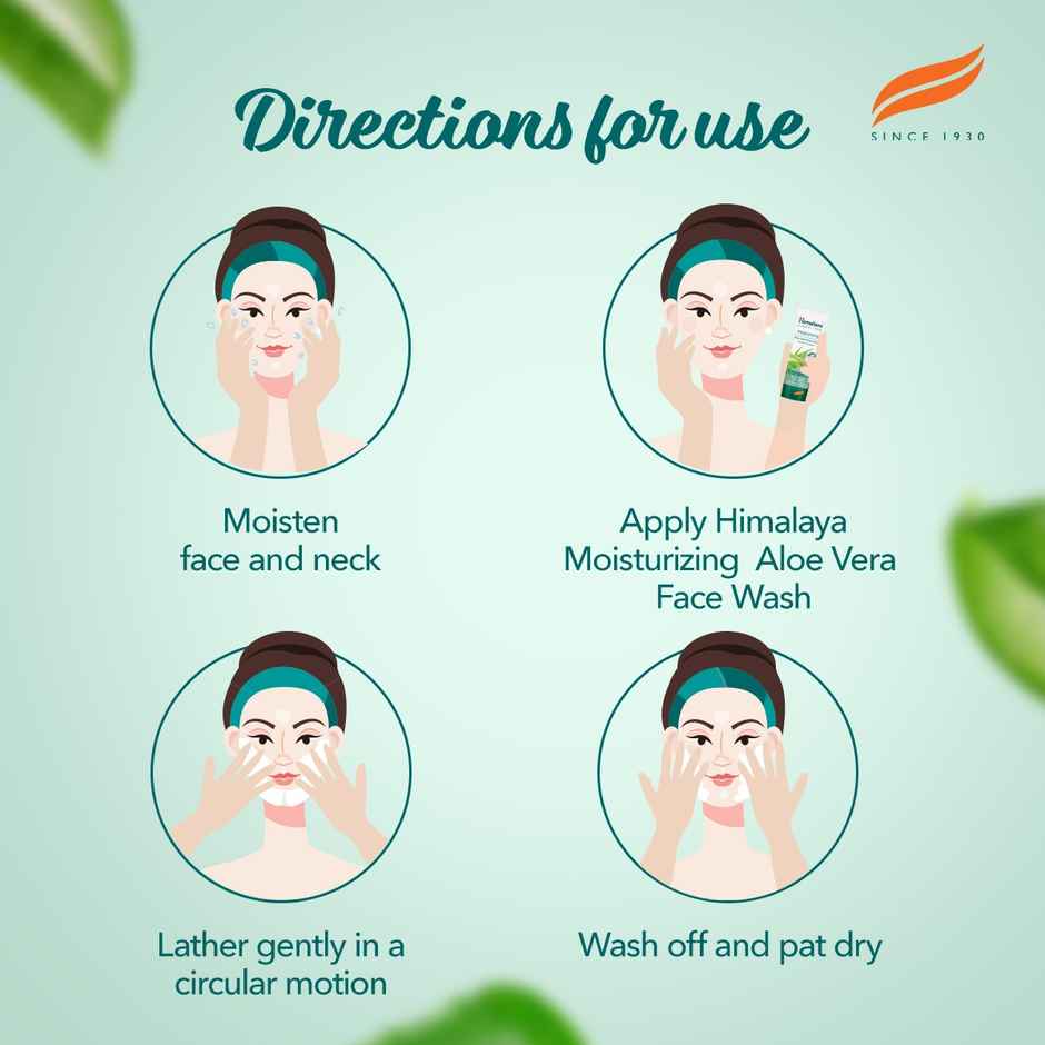 Himalaya Moisturizin Aloe Vera Face Wash