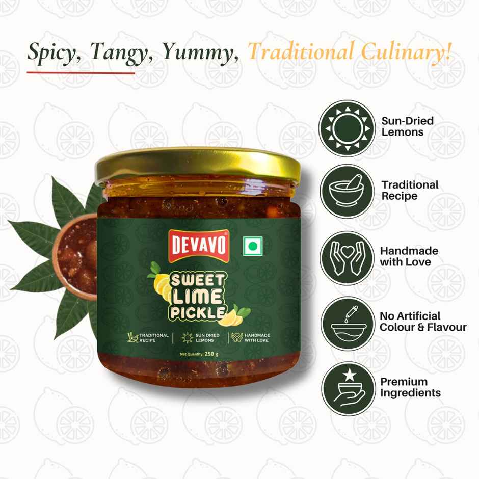 Devavo Sweet Lime Pickle