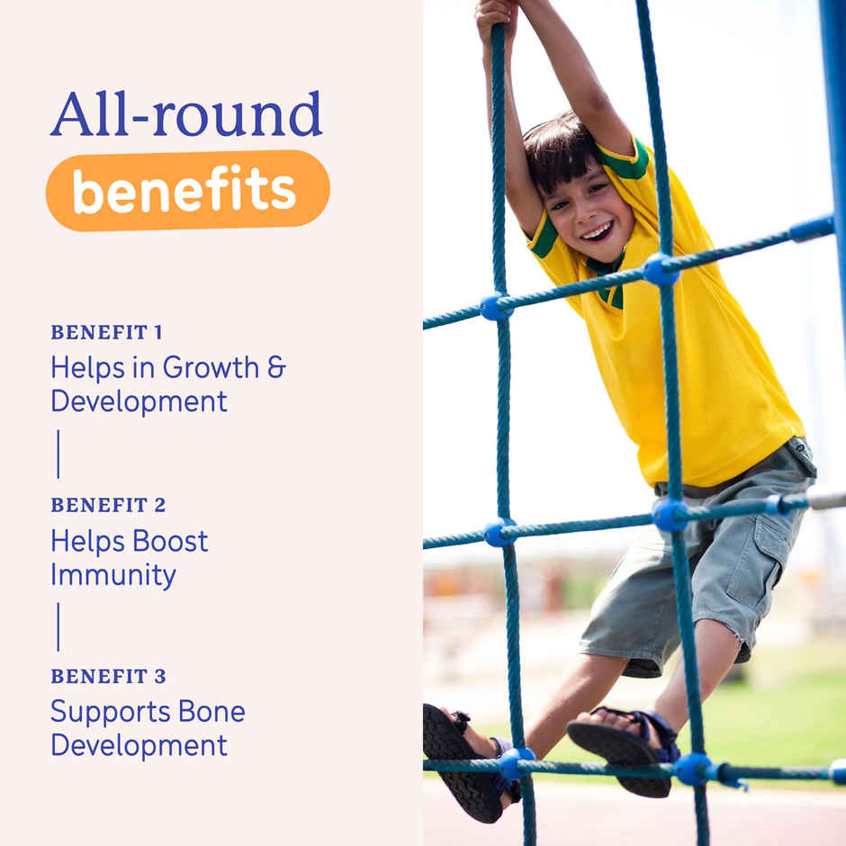 Gritzo Supermilk Growth+ (Formerly Height+) (7-12 Years Boys) |Double Chocolate