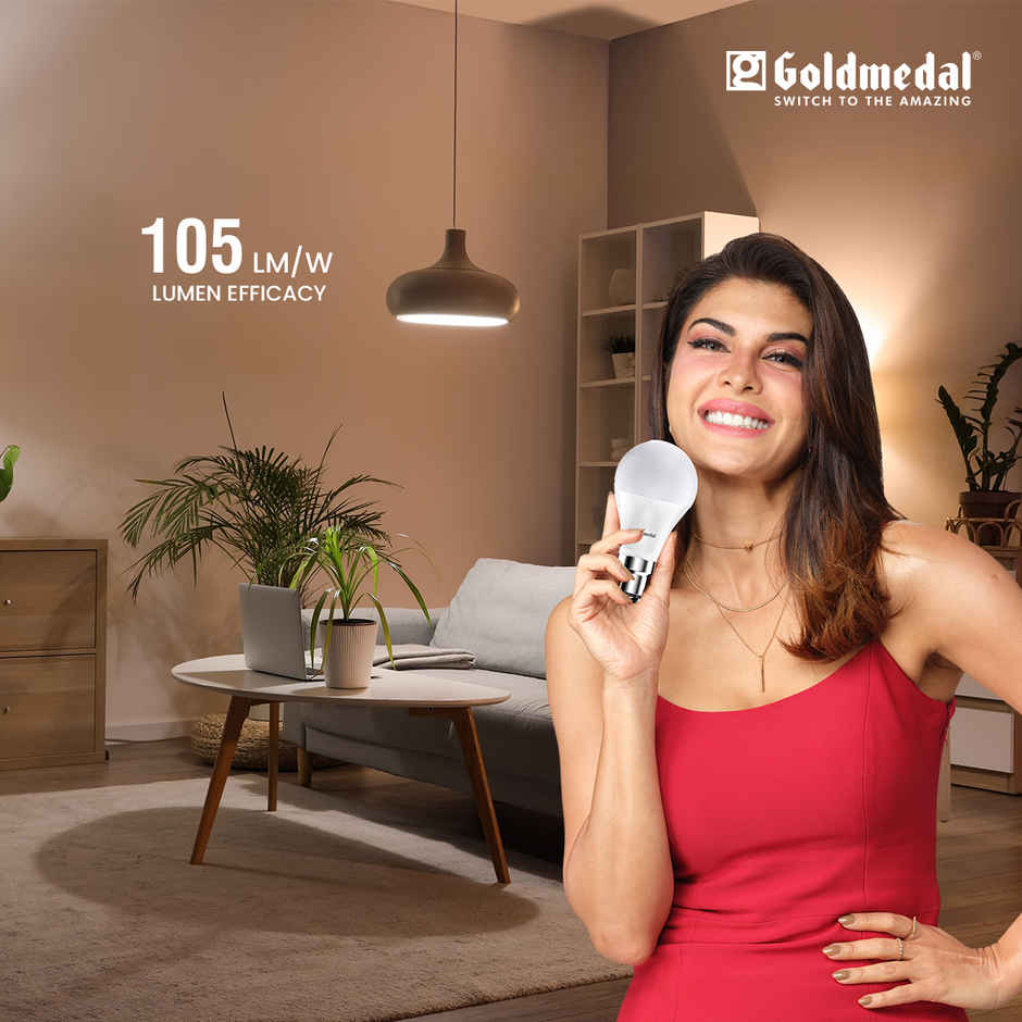 Gold Medal WOW 18W B22 Base LED Bulb For Home & Office | 230 Degree Light Coverage | 4kV Surge Protection | High Voltage Protection | Energy Efficient