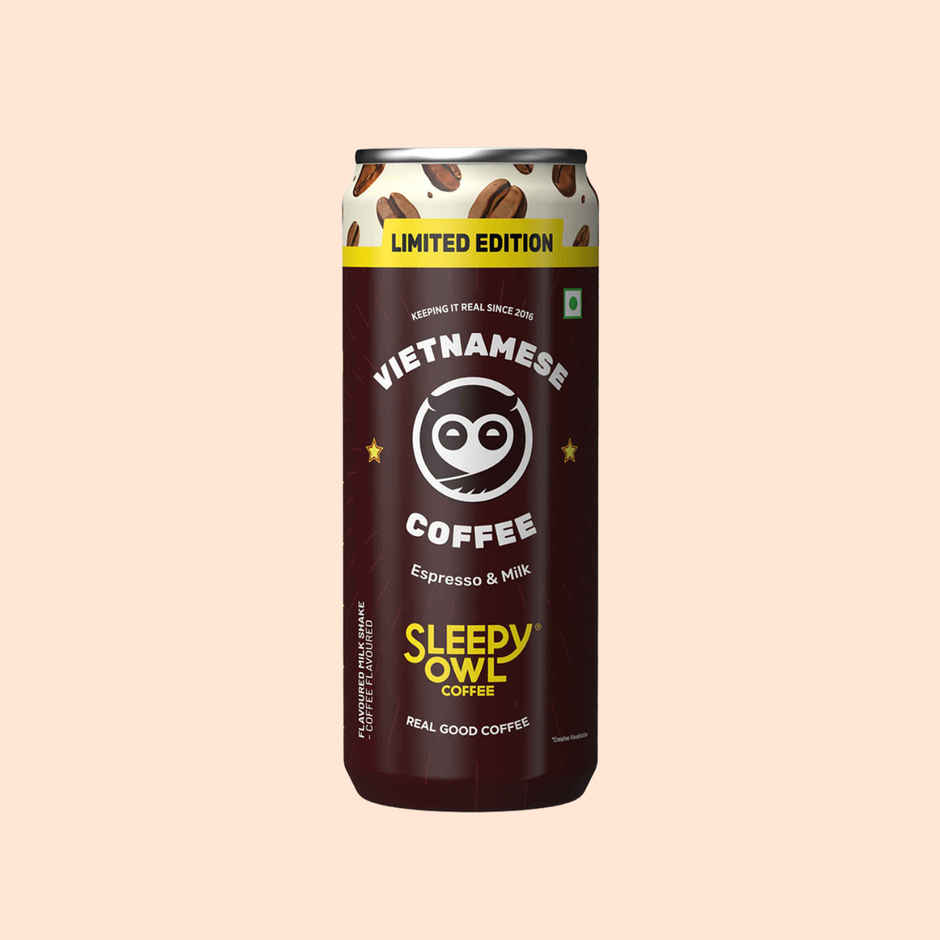 Sleepy Owl Vietnamese Cold Coffee Can | Ready to Drink Coffee Beverage