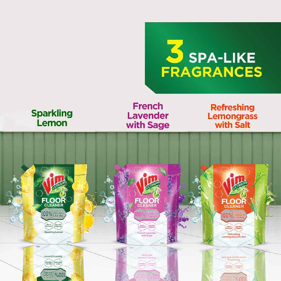 Surf Excel Matic Top Load Detergent Liquid | Pouch (5L) & Comfort Morning Fresh After Wash Fabric Conditioner (2L) & Vim Dishwash Liquid | Removes 100+ Odours & Grease In 1 Wash (3.2L) & Domex Ocean Fresh Toilet Cleaner Liquid (1L) & Vim Lavendar Ultrapro Floor Cleaner | Pouch (1.8L) Combo 