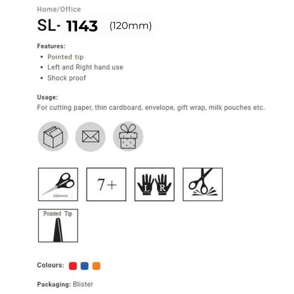Munix Scissor Home & Kids Sl-1143(120Mm)
