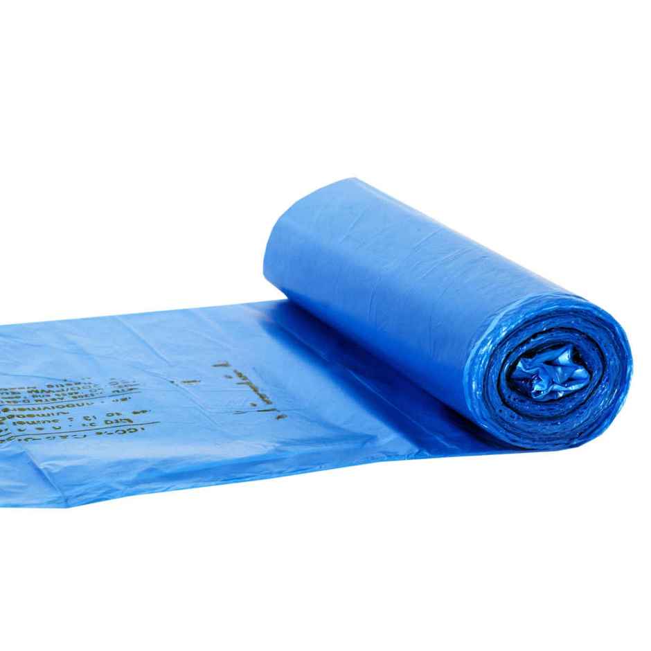 Swachhta First Oxo Bio Degradable Garbage Bags - Blue Medium (19 x 21 Inches)