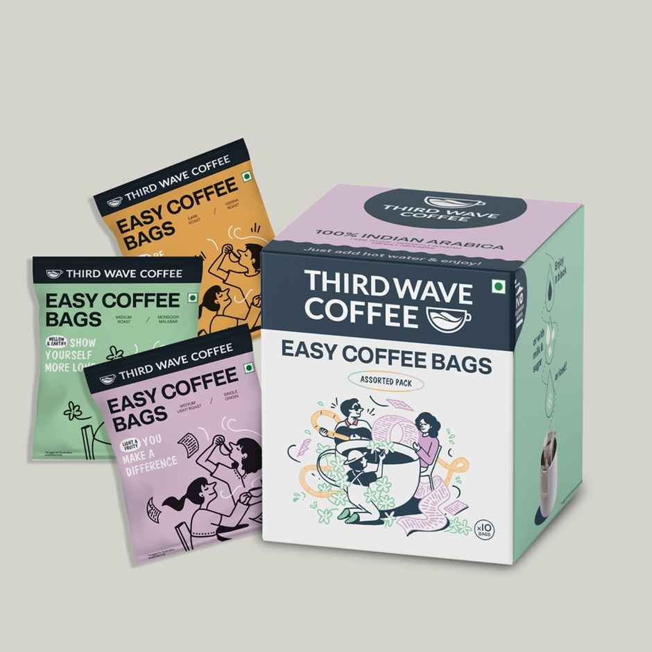 Third Wave Coffee Easy Pour Assorted Light to Dark Organic Instant Coffee