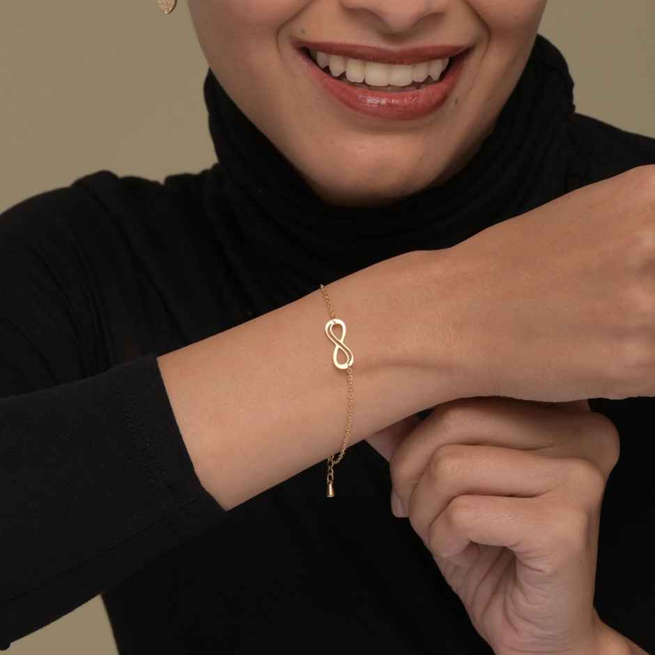 Palmonas Infinity Charm Bracelet For Womens | Waterproof And Anti-Tarnish
