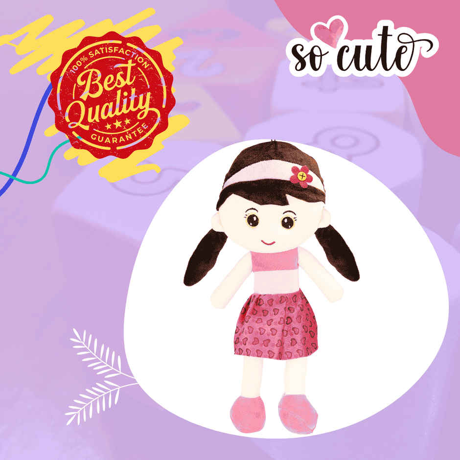 Toytales Cute Doll Soft Toy | Plushie | Toys For Girls | Birthday Gifts